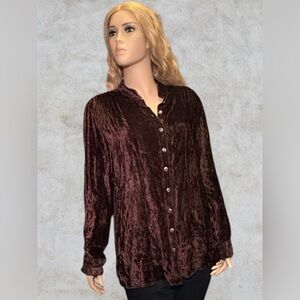 White stag Velvet Shirt Large (12-14)